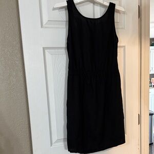 GAP Black Linen Mini Dress